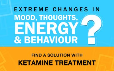 Extreme changes in mood, thoughts, energy, and behavior? Ketamine treatment can be a solution