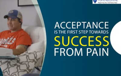 Acceptance is the first step towards success from Pain