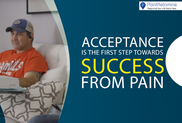 Acceptance is the first step towards success from Pain