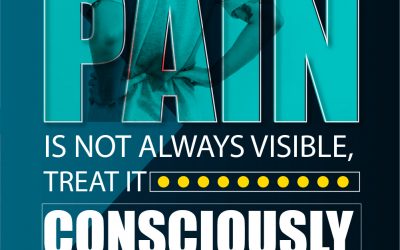 Pain is not always visible, treat it consciously